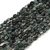 Natural Green Quartz Beads Strands G-Q060-D13-2