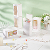 Paper Candy Boxes with PVC Clear Window CON-WH0097-07A-01A-5
