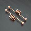 316L Surgical Stainless Steel Spiral Bar Industrial Barbell Cartilage Earrings FS-WG6688D-04-1