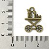 Tibetan Style Alloy Pendants TIBE-I026-6032AB-3