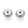 Non-Tarnish 304 Stainless Steel Disc Beads STAS-P319-14A-P-2