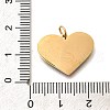 Pride 304 Stainless Steel Enamel Pendants STAS-B079-01G-05-3
