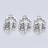 Tibetan Style Alloy Pendants TIBE-R316-058AS-RS-1