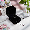 Square Velvet Ring Boxes VBOX-WH0002-01C-6