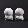 Natural Howlite Display Decorations DJEW-G032-02J-2