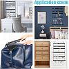 Iron Wall Earring Organizer ODIS-WH0029-35-7