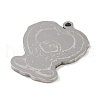 Non-Tarnish 304 Stainless Steel Pendants STAS-C095-24P-2