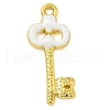 Rack Plating Brass Enamel Pendants KK-G515-05G-2