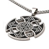 Non-Tarnish 201 Stainless Steel Pendant Necklaces NJEW-B095-04-1