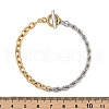304 Stainless Steel Cable & Rope Chain Bracelets for Women BJEW-K279-03GP-5