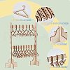 2-Tier Wood Earrings Display Stands EDIS-WH0031-11-4