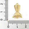 Brass with Clear Cubic Zirconia Pendants KK-G508-01B-G-3