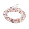 Gradient Color Electroplate Glass Bead Strands GLAA-E042-05-B08-3