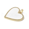 Brass Micro Pave Cubic Zirconia Pendants KK-K399-11G-05-2