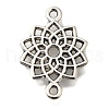 Tibetan Style Alloy Connector Charms FIND-G078-24AS-1