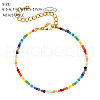 Bohemian Style Glass Seed Beaded Bracelets for Women QX0571-4