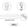 Unicraftale Valentines Day Gift for Husband 304 Stainless Steel Necklaces Unisex Rope Chain Necklaces NJEW-UN0001-23P-5