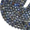 Natural Dumortierite Beads Strands G-K389-A73-01-3