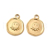 Ion Plating(IP) 304 Stainless Steel Pendants STAS-B032-34G-2