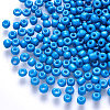 12/0 Baking Paint Glass Round Seed Beads SEED-S036-01A-11-1