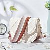 Cotton Adjustable Folk Custom Stripe Pattern Bag Strap FIND-WH0077-83-3