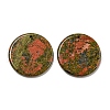 Natural Unakite Pendants G-B071-01F-1