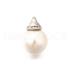 Shell Pearl Round Pendants STER-L067-01P-1