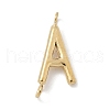 304 Stainless Steel Letter Connector Charms STAS-M108-01G-01-1