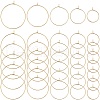 SUNNYCLUE 100Pcs 5 Size 316 Surgical Stainless Steel Wine Glass Charms Rings STAS-SC0007-24-1