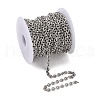 Tarnish Resistant 304 Stainless Steel Cable Chains CHS-K002-28-4