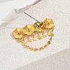 Elegant Middle Eastern Style Star Brass Brooches for Women LM4618-6