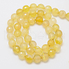 Natural Agate Beads Strands G-G580-8mm-07-2