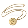 304 Stainless Steel Pendant Necklaces NJEW-Z058-03G-4