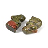 Natural Unakite Rabbit Display Decorations G-R007-02B-2