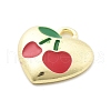Alloy Enamel Pendants ENAM-F151-01G-01-2