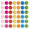 2-Hole Wood Buttons BUTT-TA0001-07-2