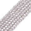 Electroplate Glass Beads Strands EGLA-A044-P2mm-A19-1