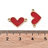 Ion Plating(IP) 304 Stainless Steel Enamel Connector Charms X-STAS-P339-10G-01-3