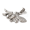 Non-Tarnish 316L Surgical Stainless Steel Pendants STAS-H194-03P-01-2