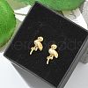 304 Stainless Steel Stud Earrings for Women STAS-Z117-15G-03-2