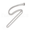 Men's Cuban Link Chain Necklaces NJEW-L172-01B-2
