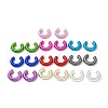 Ring Acrylic Stud Earrings EJEW-P251-22-1