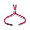 Twisted Nylon Cord Silder Bracelets DIY-B066-03P-12-3