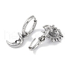 316 Surgical Stainless Steel Hoop Earrings EJEW-P274-03AS-2