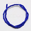 Synthetic Turquoise Beads Strands X-TURQ-G120-4x13mm-17-2