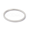 1mm Polished Plain Dome Finger Ring for Girl Women RJEW-C012-02G-P-2