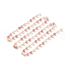 Handmade Glass Pearl Beaded Chain AJEW-JB01134-04-1