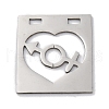 201 Stainless Steel Pendants STAS-Q342-47P-1