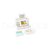Foldable Paper Drawer Boxes with Clear Plastic Cover CON-WH0095-68B-03-8