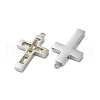 304 Stainless Steel Pendants STAS-L022-085P-03-2